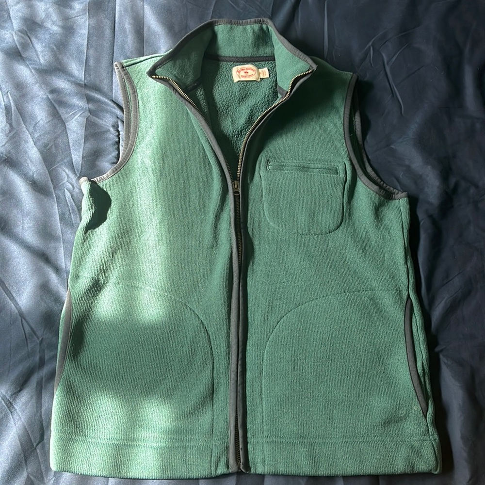 Brooks brothers casual zip up vest
